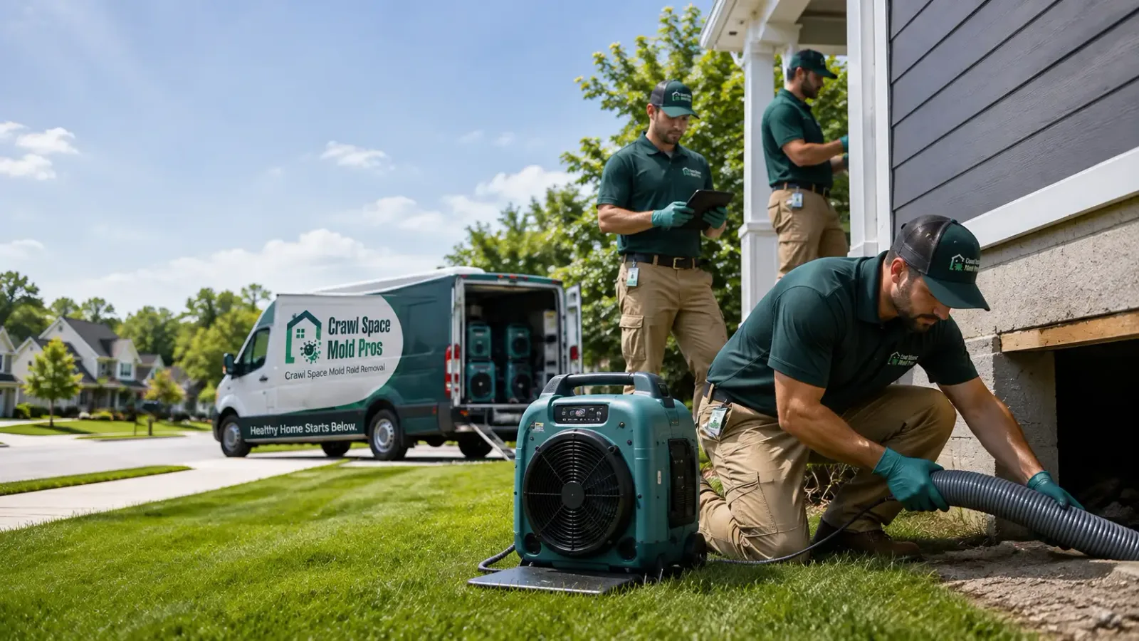 Crawl Space Mold Removal in Otter Rock, OR
